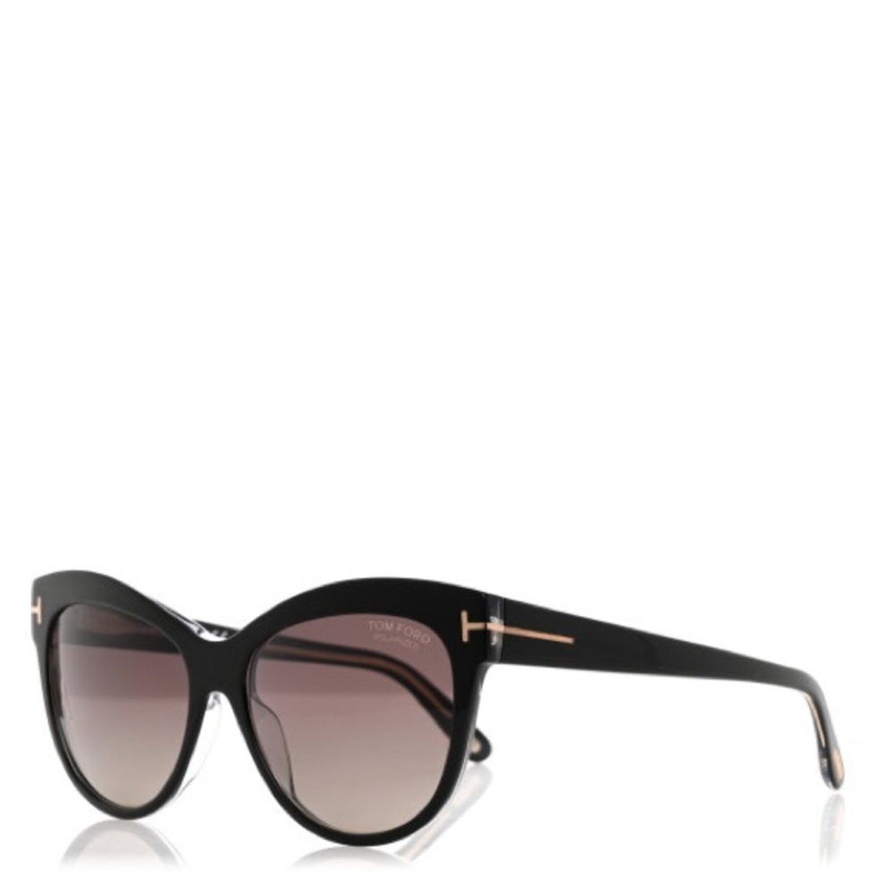 Tom Ford Polarized Lily Sunglasses TF430 Black